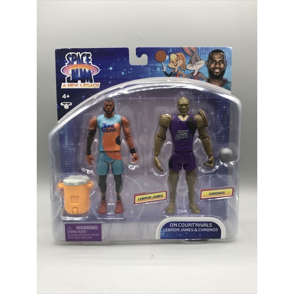 SPACE JAM A NEW LEGACY ON COURT RIVALS LEBRON JAMES & CHRONOS NEW - T15